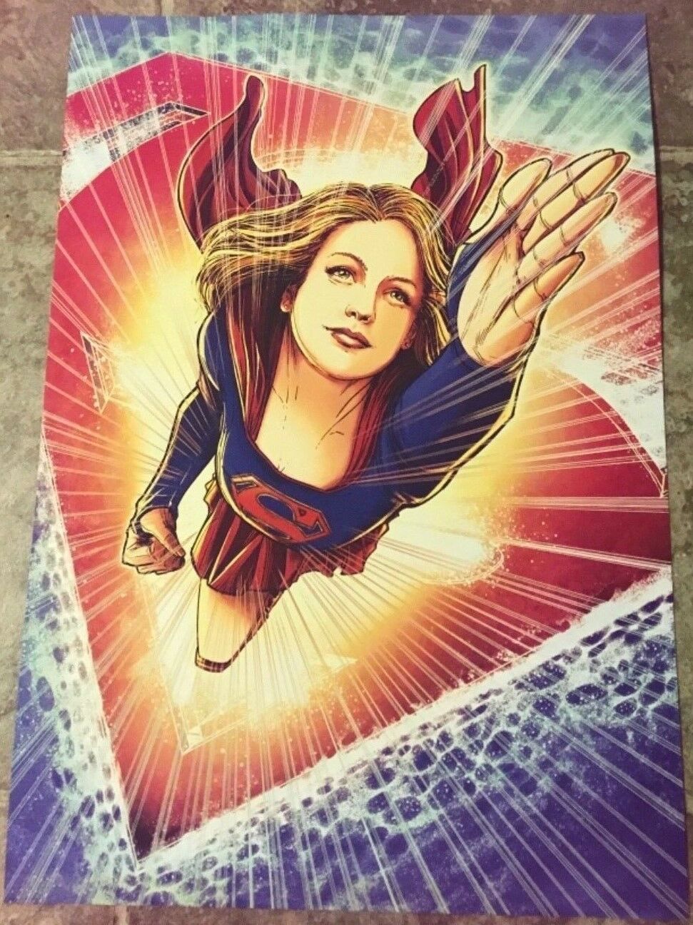 Supergirl Cw 13 X 19 Poster 2017 Nycc Dc Wb Amulet Books New York Comic Con Rare