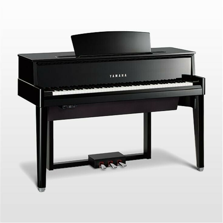 Yamaha Avantgrand N1 Hybrid Piano & Bench; Polished Ebony; Pristine Condition