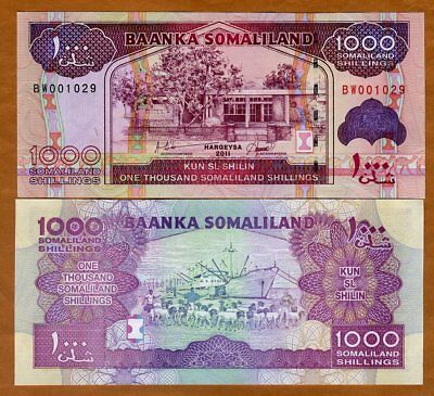 Somaliland, 1000 Shillings, 2011, P-20, Unc