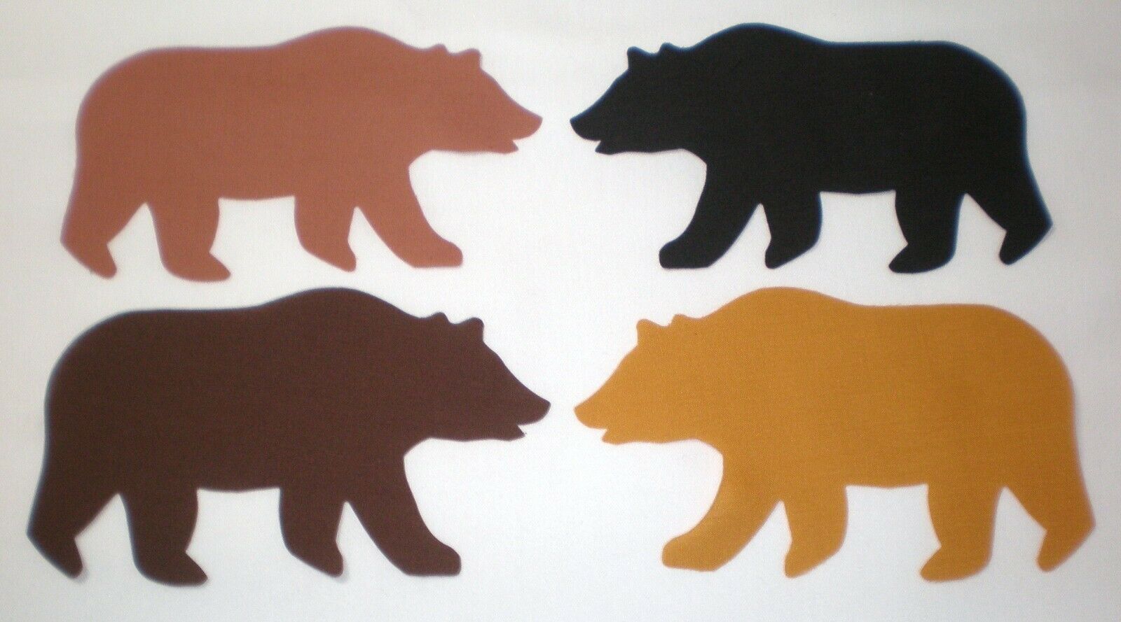 Set Of 4 Wild Beer 5x3" Iron On Pre Cut Quilting Quilt Appliques