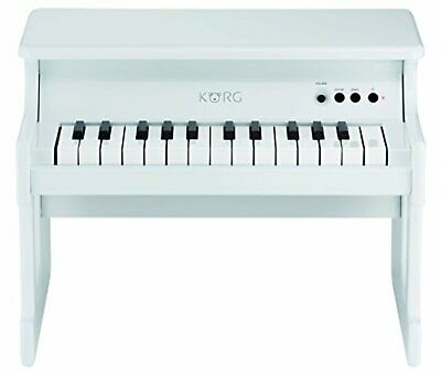 Korg Tiny Piano White Digital Toy Piano 25 Key Free Ship W/tracking# New Japan