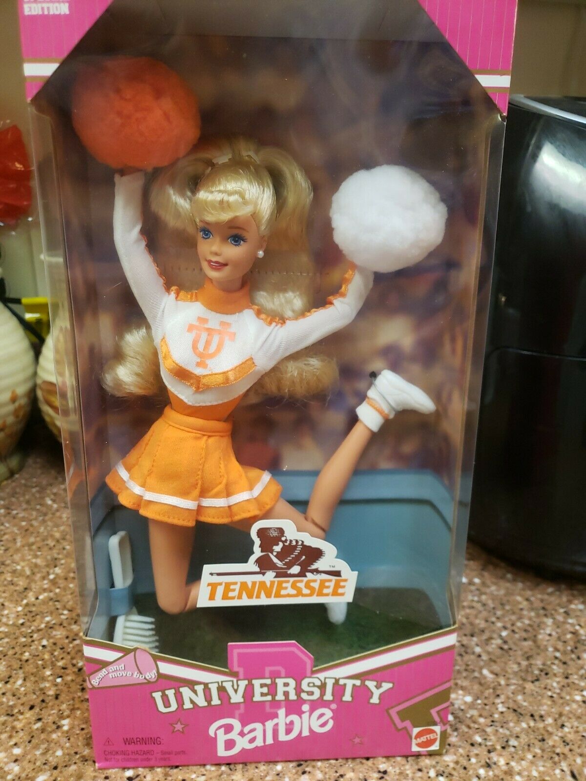 Barbie Doll Special Ed University Of Tennessee Ut Mattel 17554 Vintage 1997 New