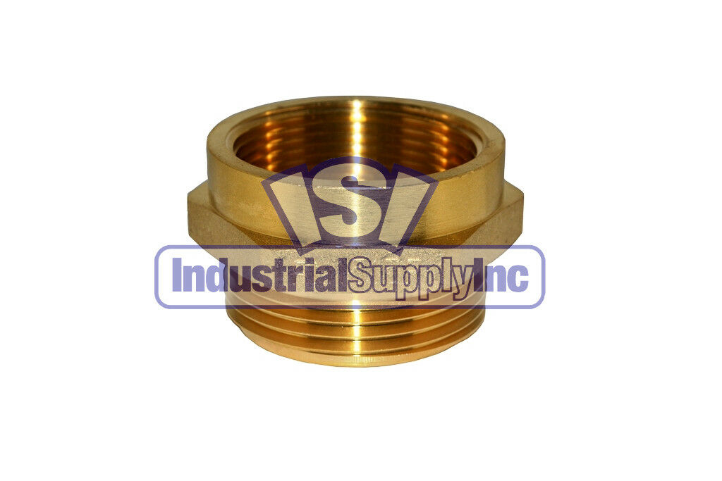 Fire Hydrant Adapter | 1-1/2" Female Npt X 1-1/2" Male Nst/nh | Brass