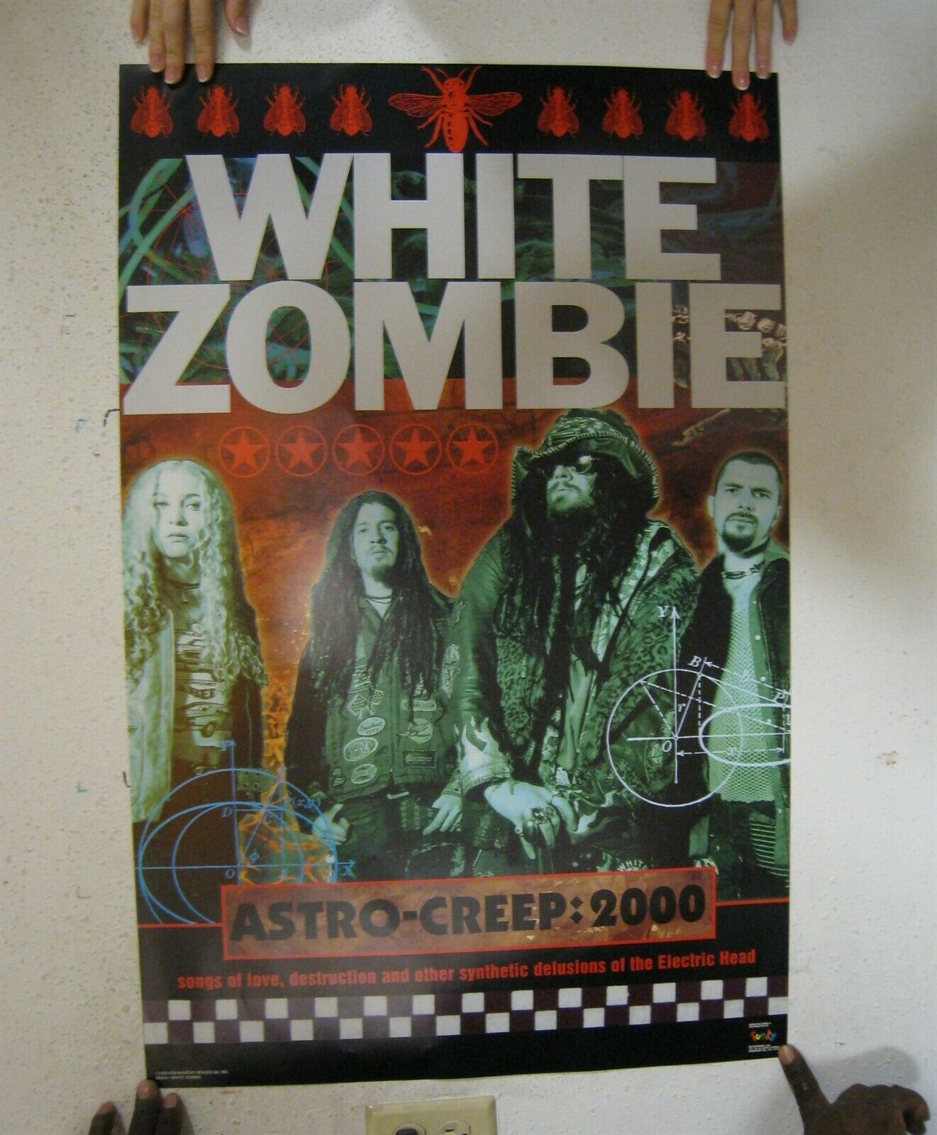 White Zombie Poster Rob Band Shot