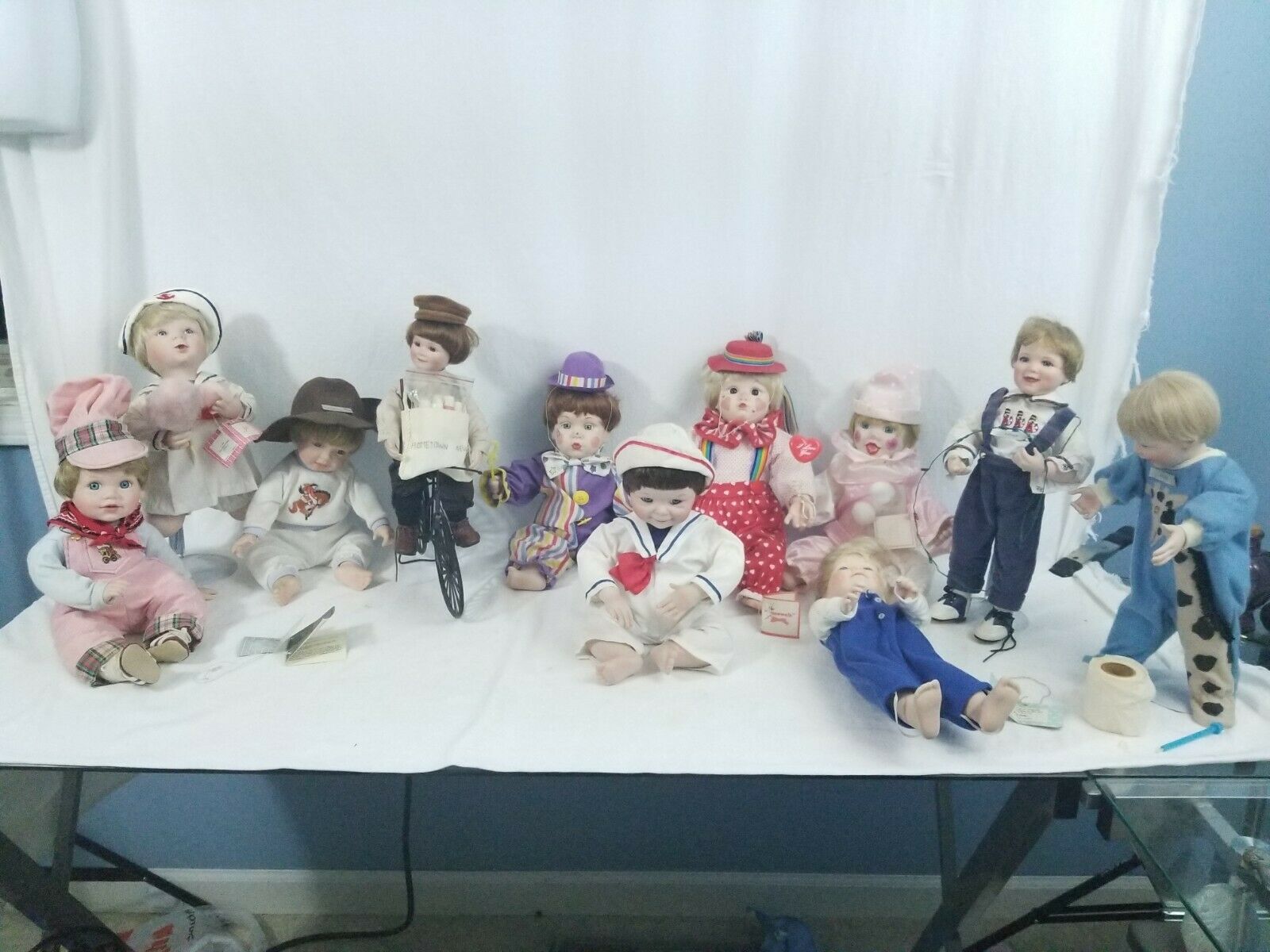 Doll Lot 11 Ashton-drake Galleries Mary Tretter Baby Collection Mix Retired
