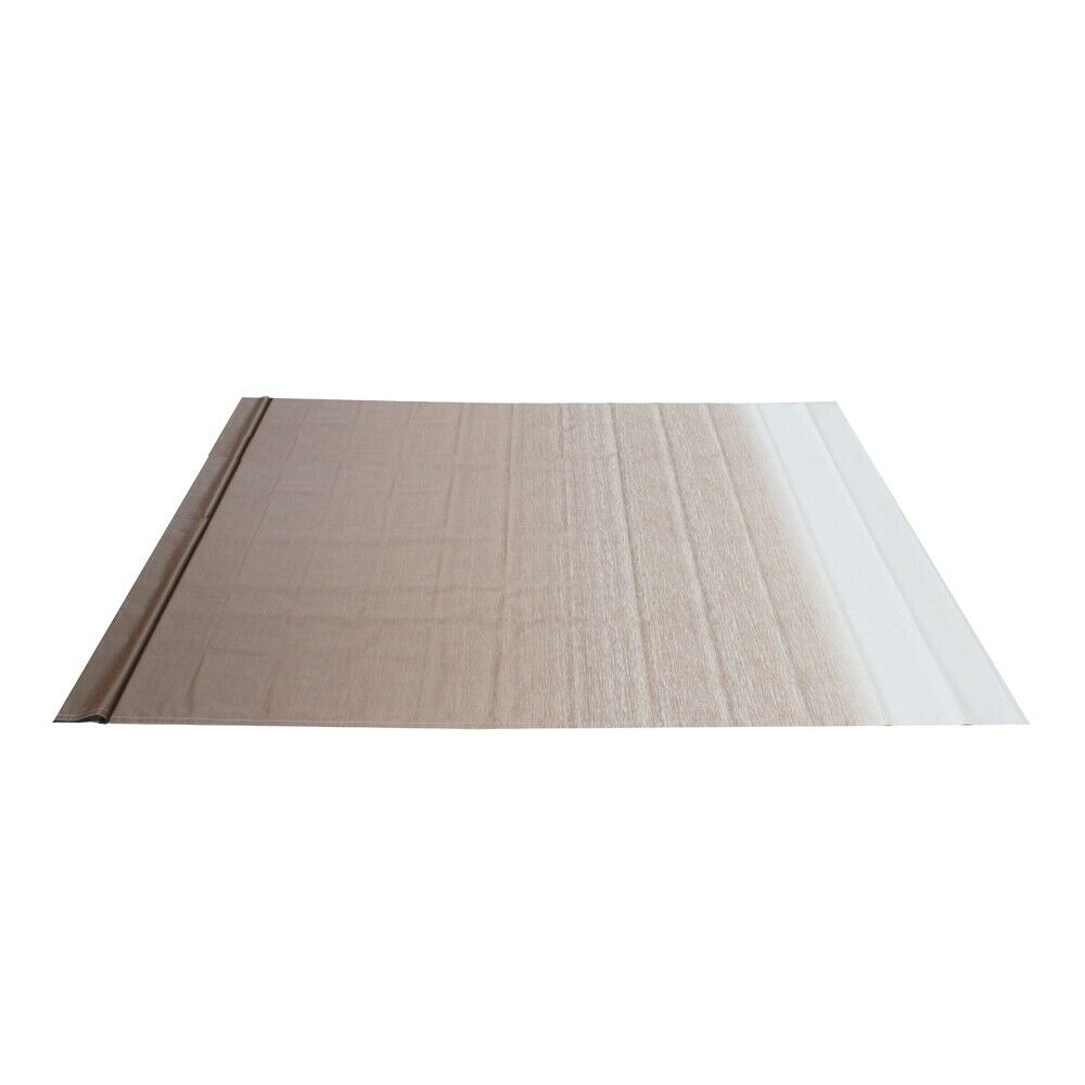 Aleko Vinyl Rv Awning Fabric Replacement 8x8 Ft  Brown Fade Color