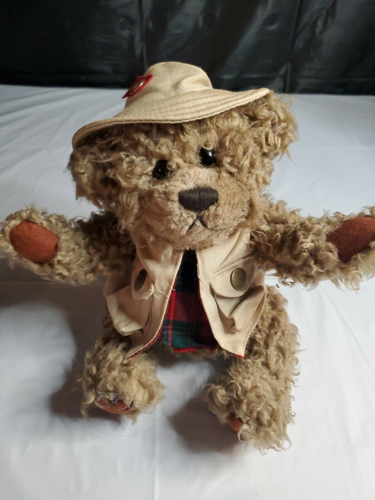 Brass Button Collectables Tanner 1997 Outdoor Teddy Bear Pickford Bears Nwot