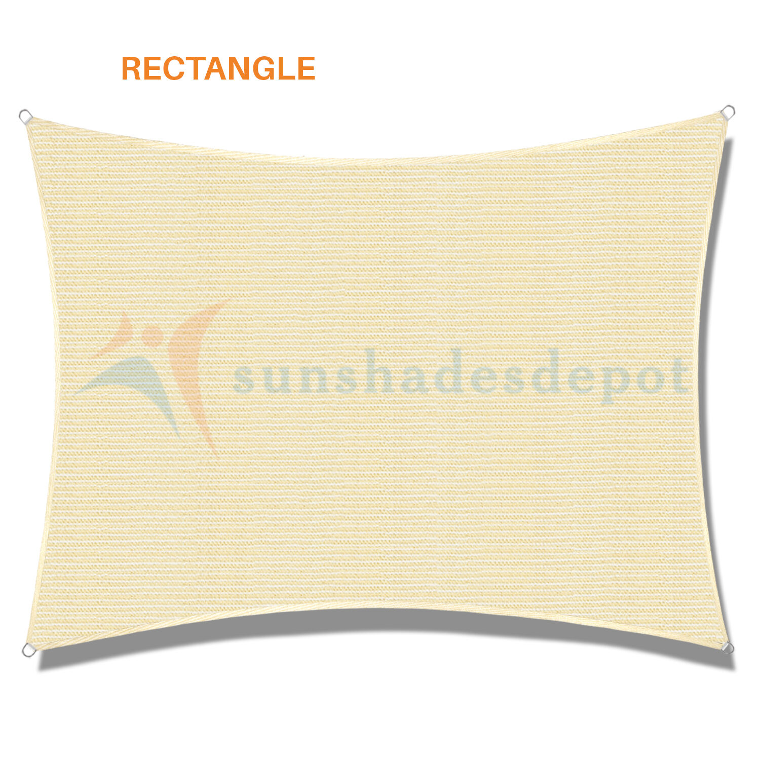 Sun Shade Sail Permeable Rectangle Square Outdoor Patio Deck Pool Canopy Uv Top