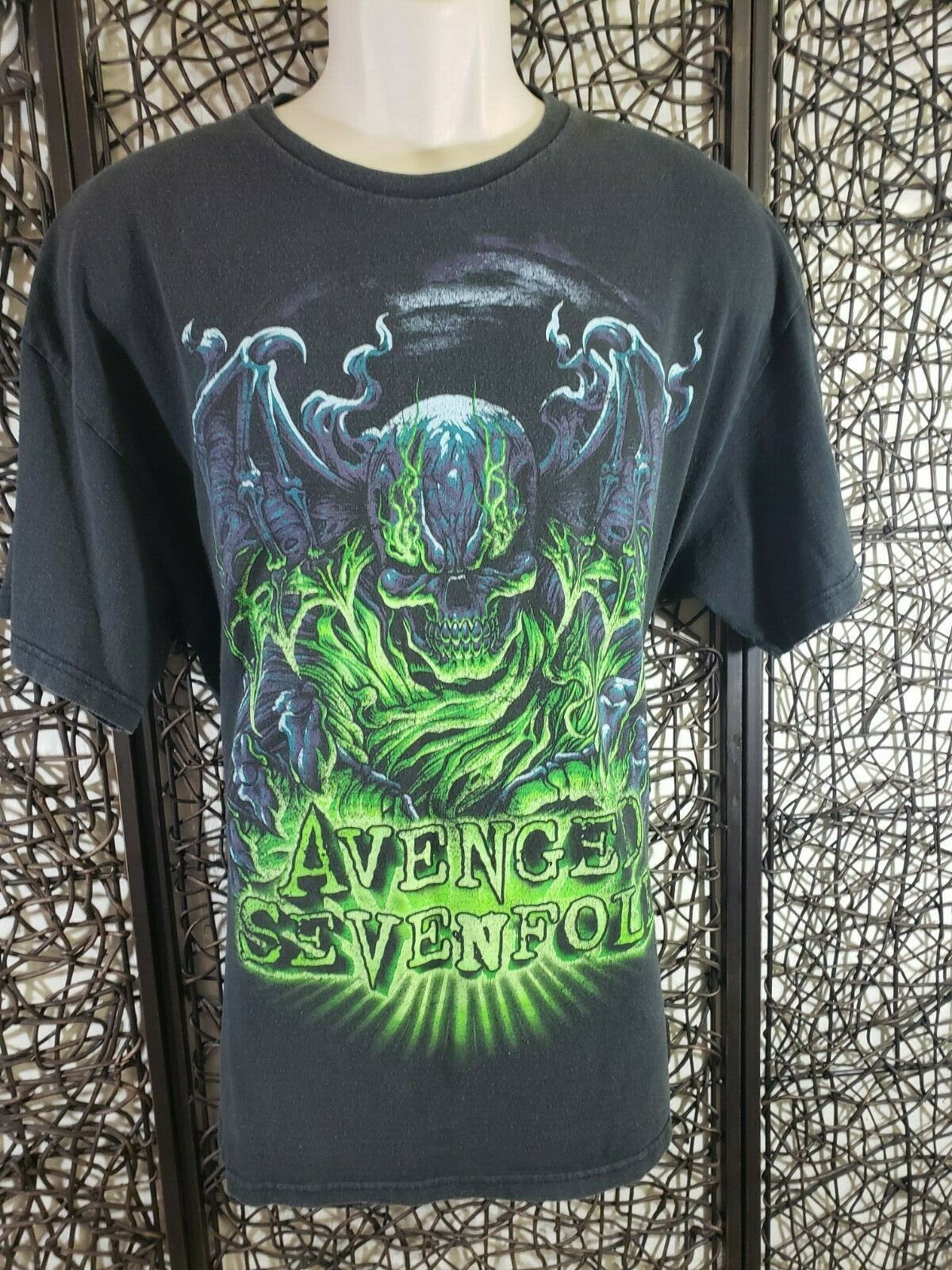 Avenged Sevenfold  Mens Tee T Shirt Black Size Xl