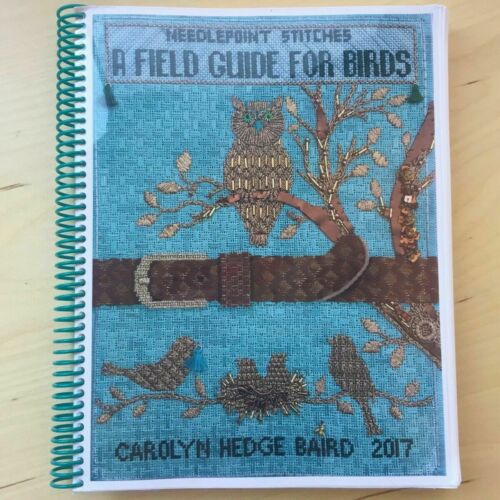 Carolyn Hedge Baird Needlepont Stitches A Field Guide For Birds Reference Book
