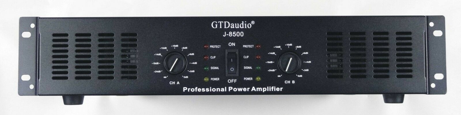 Gtd Audio 2 Channel 8500 Watts Professional Power Amplifier Amp Stereo J8500