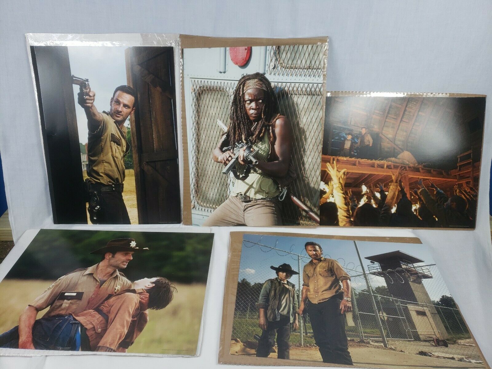 The Walking Dead Poster Picture Photo Double Sided 16x12 Lot Of 5