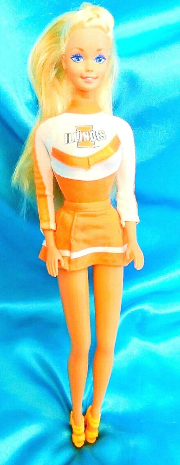 University Of Illinois - Cheerleader Barbie Loose Doll 1993