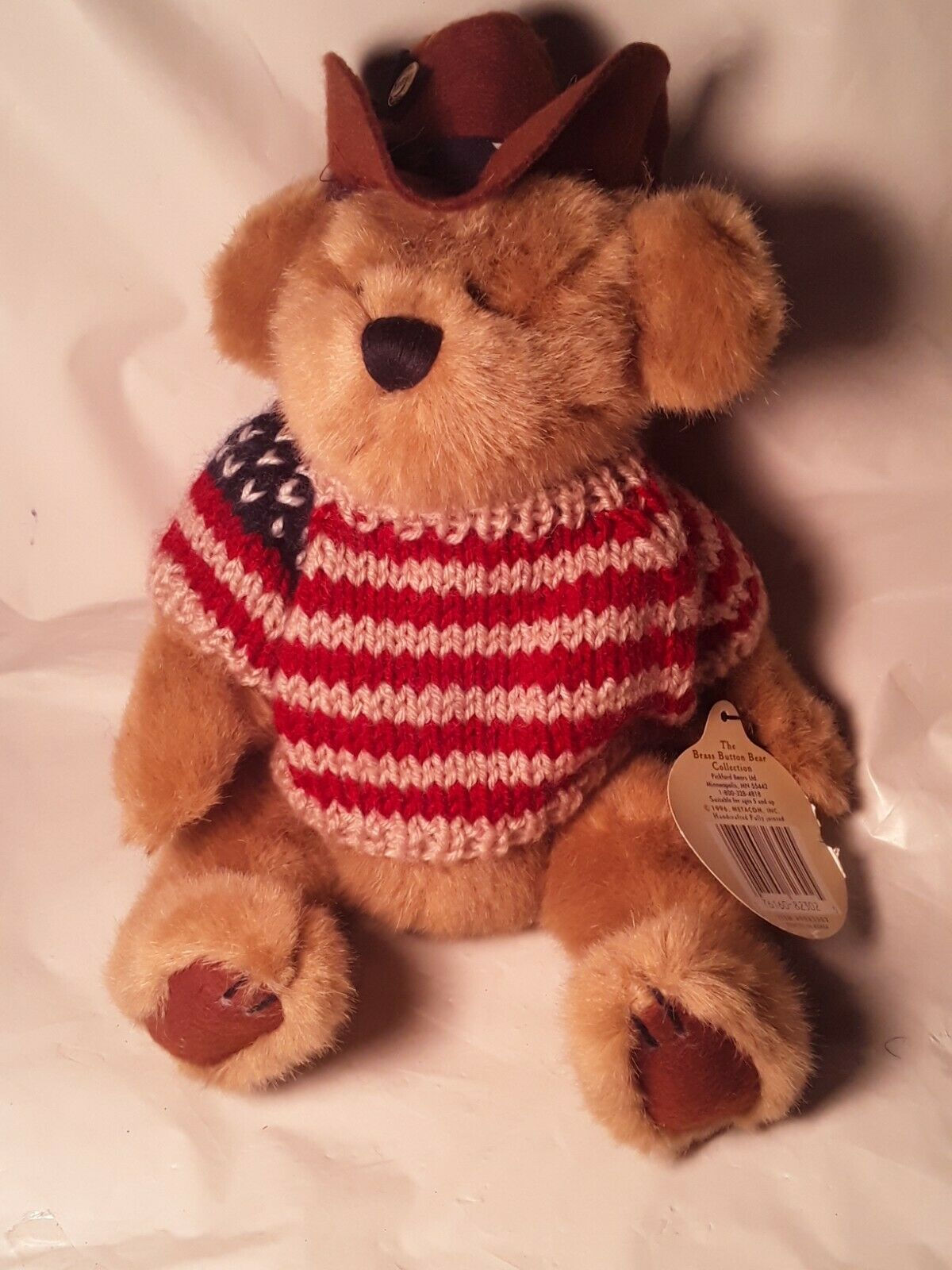 Brass Button Collectibles Cody The Bear Of Friendship Plush Brown With Tags