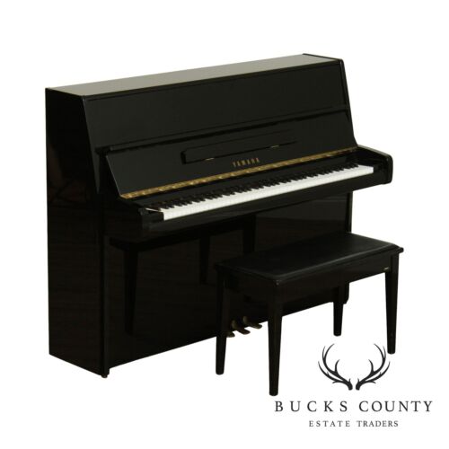 Yamaha Black Lacquered Ebonized P2f Studio Upright Piano