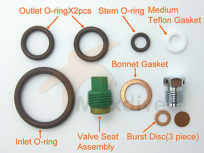 Scuba Valve Service Kit Rebuild Kit Spare Parts For Din/k Type Kit-dk1
