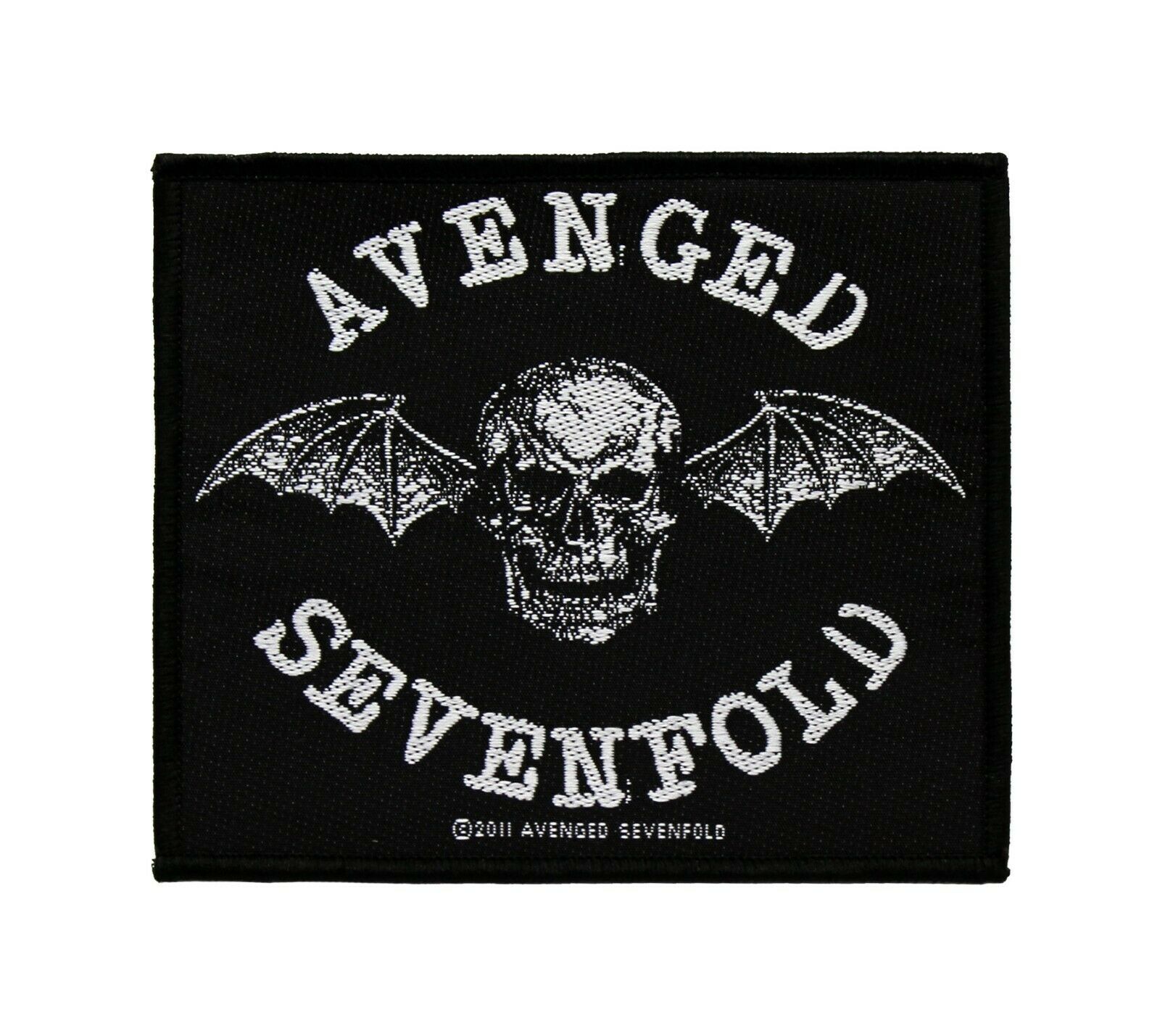 Avenged Sevenfold Death Bat Woven Sew On Battle Jacket Patch - 092