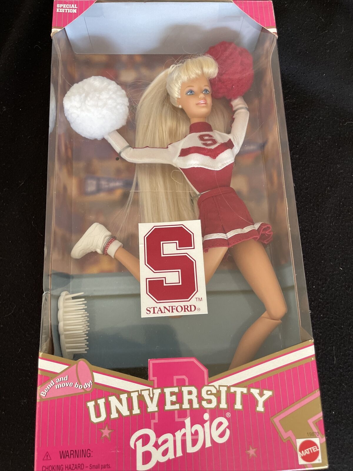 University Barbie Doll Stanford 1996 Great Addition To Any Collection